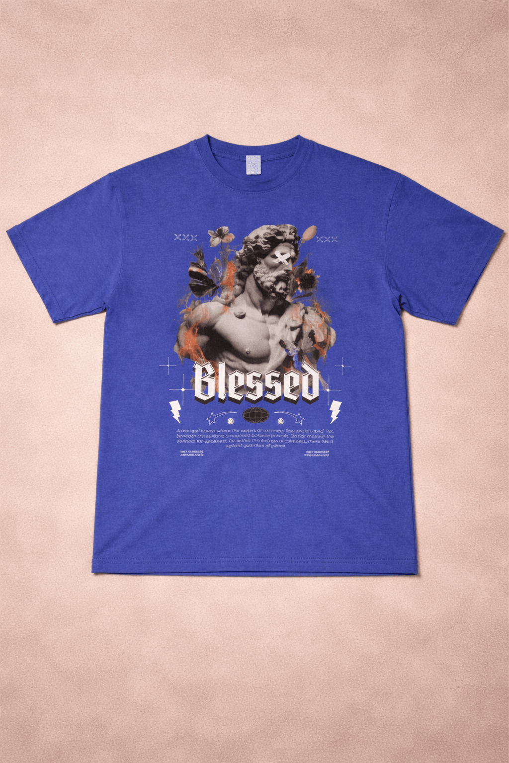 Blessed & Highly Favored Oversized Tee - Wet Sundays