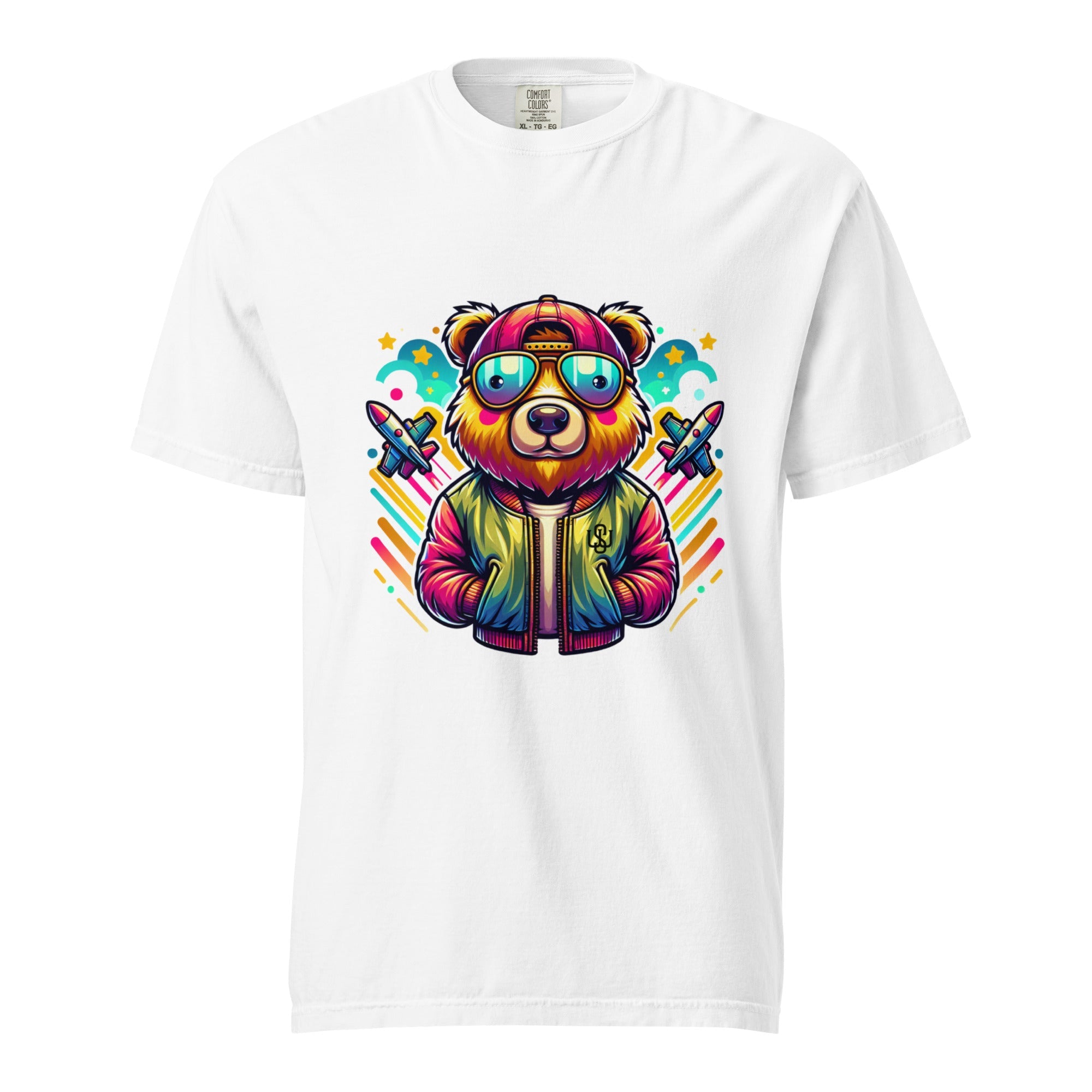 Clouded Bear heavyweight t-shirt - Wet Sundays