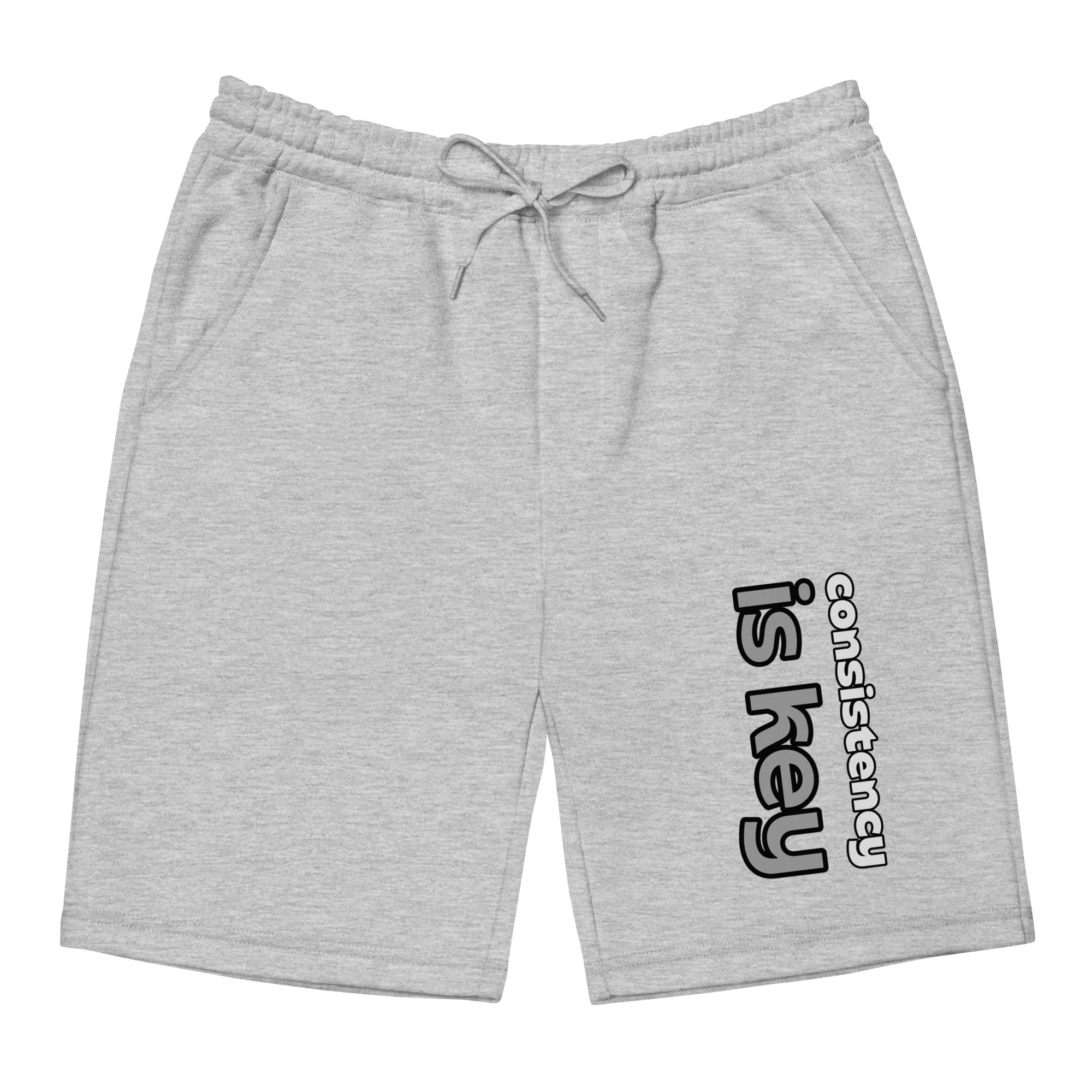 Consistency Gray fleece shorts - Wet Sundays