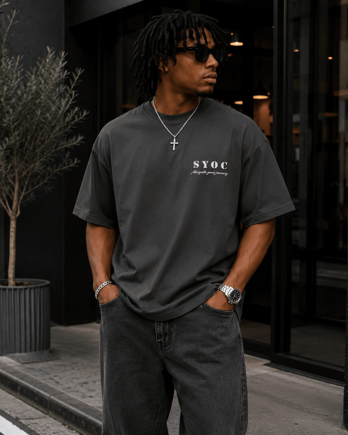 Dream It Wish It Oversized faded t-shirt - Wet Sundays