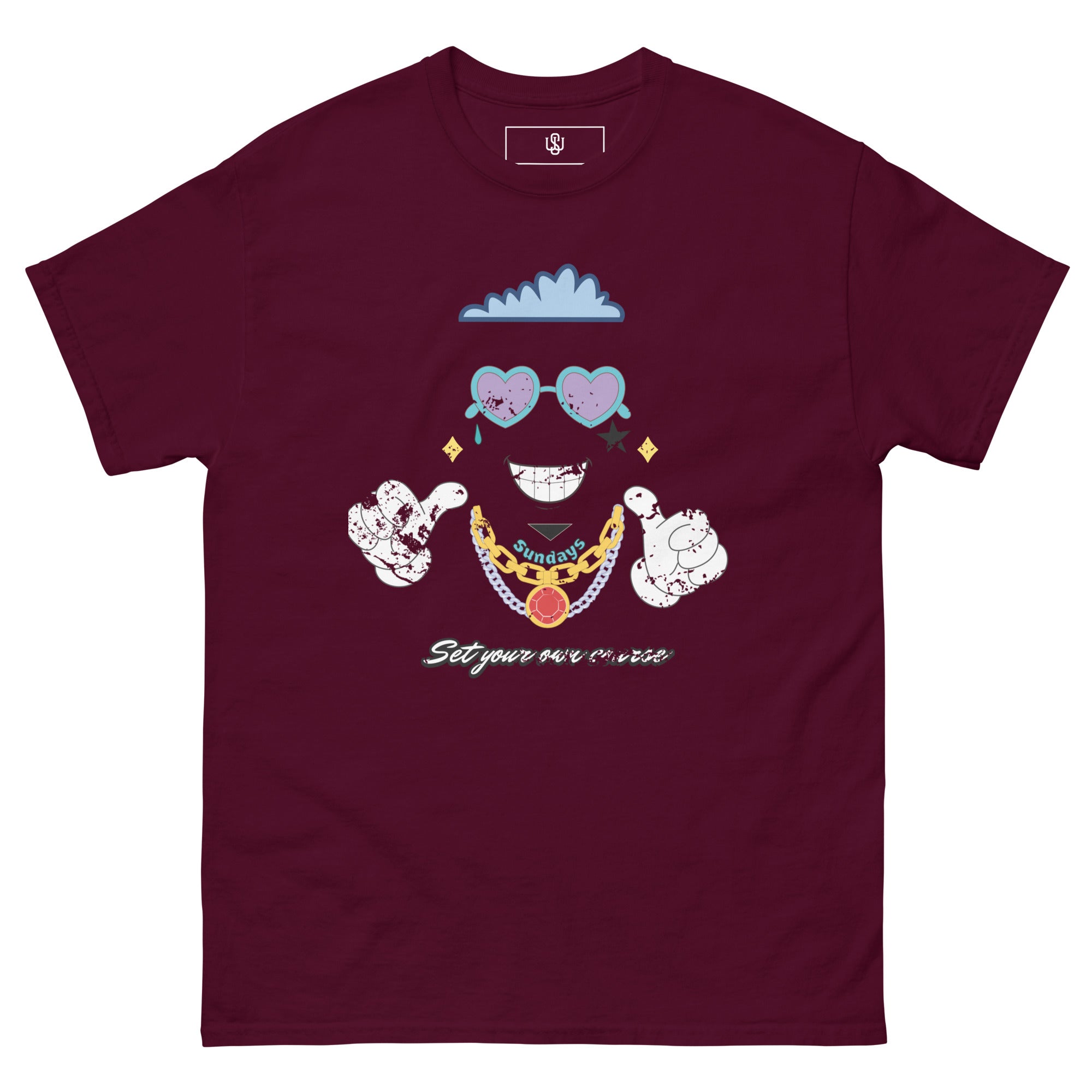 Drip Cartoon classic tee - Wet Sundays