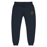 Embroidery Roses fleece sweatpants - Wet Sundays