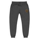 Embroidery Roses fleece sweatpants - Wet Sundays