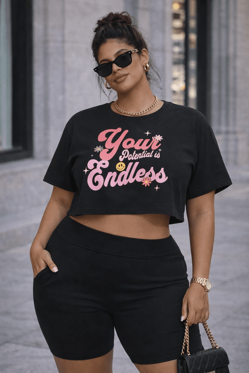 Endless Potential crop top - Wet Sundays