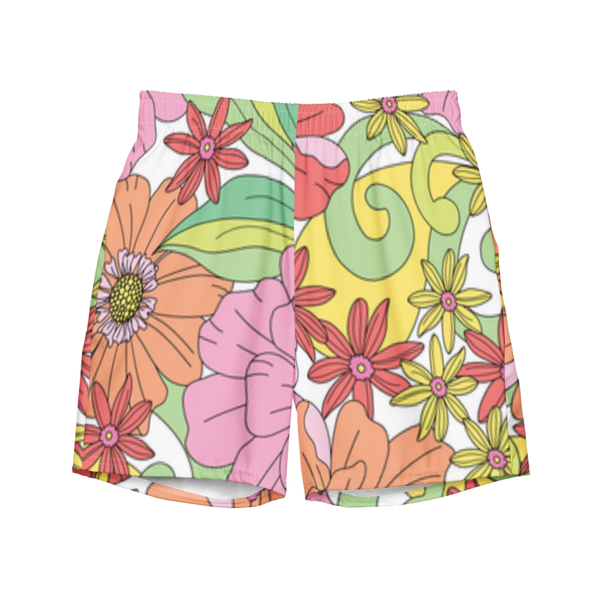 Floral Men's swim trunks - Wet Sundays