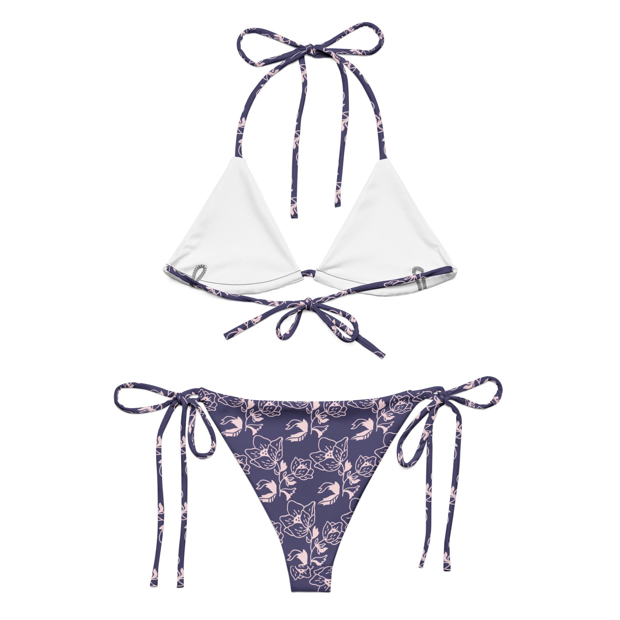 Floral string bikini - Wet Sundays