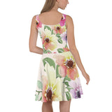 Flower Fantasy Skater Dress - Wet Sundays