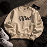 Gifted. Puff Print Crewneck - Wet Sundays