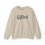 Gifted. Puff Print Crewneck - Wet Sundays