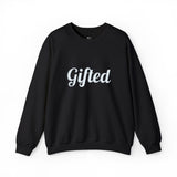 Gifted. Puff Print Crewneck — Black - Wet Sundays