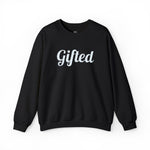 Gifted. Puff Print Crewneck — Black - Wet Sundays