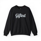 Gifted. Puff Print Crewneck — Black - Wet Sundays