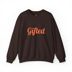 Gifted. Puff Print Crewneck — Dark Brown - Wet Sundays