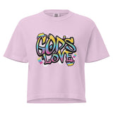 God is Love heavyweight boxy tee - Wet Sundays