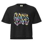 God is Love heavyweight boxy tee - Wet Sundays