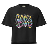 God is Love heavyweight boxy tee - Wet Sundays