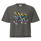 God is Love heavyweight boxy tee - Wet Sundays