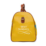 Gold Waterproof Travel Bag - Wet Sundays