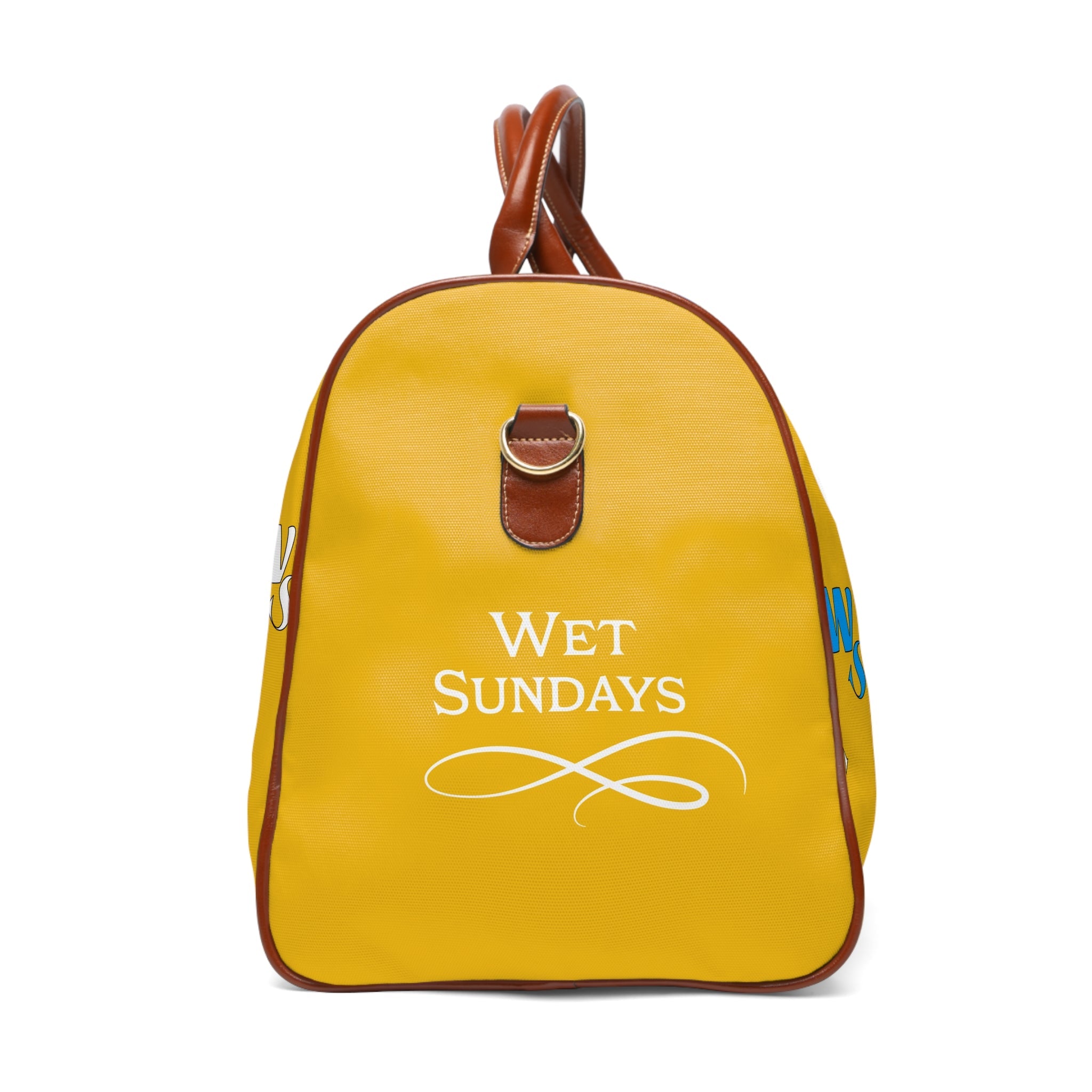 Gold Waterproof Travel Bag - Wet Sundays