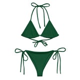 Green string bikini - Wet Sundays