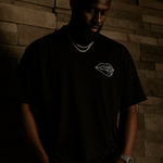 Iced Out Oversized High Neck T-shirt - Wet Sundays