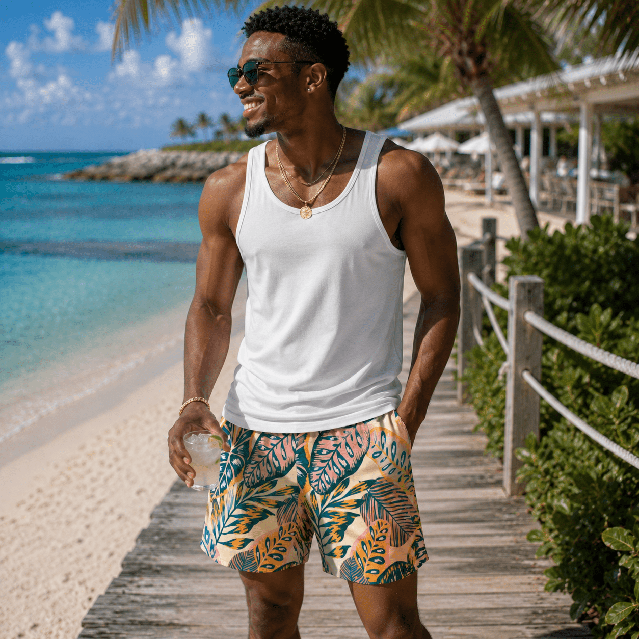 Island Drift Swim Trunks - Wet Sundays