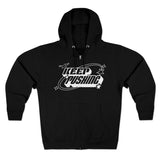 Keep Pushing Black Zip Hoodie - Wet Sundays