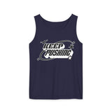Keep Pushing Garment-Dyed Tank - Wet Sundays