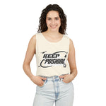 Keep Pushing Garment-Dyed Tank - Wet Sundays