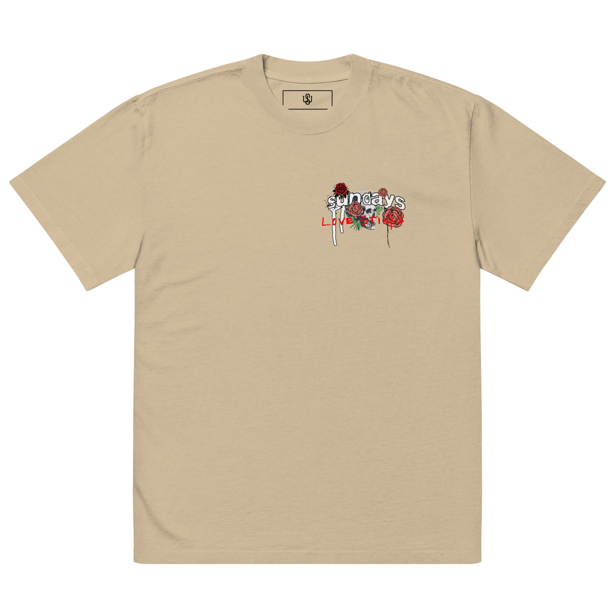 Love Stinks Love Stinks Oversized Faded T-shirt - Wet Sundays