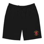 Men's Roses Embroidery fleece shorts - Wet Sundays