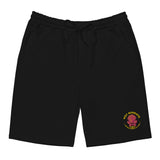 Men's Roses Embroidery fleece shorts - Wet Sundays