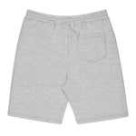 Men's Roses Embroidery fleece shorts - Wet Sundays