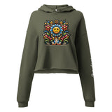 Mr Flower Crop Hoodie - Wet Sundays