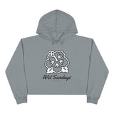 Nassau Hibiscus Bloom Crop Hoodie - Wet Sundays