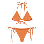 Orange string bikini - Wet Sundays