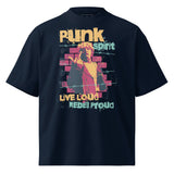 Punk Spirit Organic Oversized High Neck T-shirt - Wet Sundays