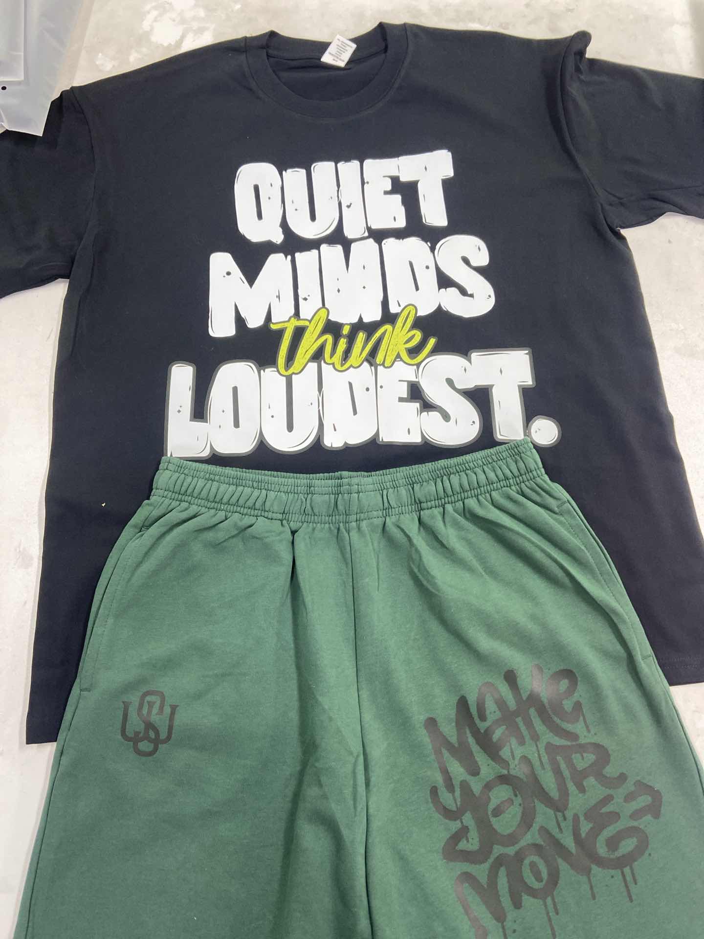 Quiet Minds Heavyweight Set T-shirt - Wet Sundays