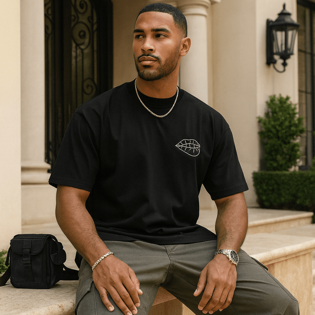 Reason to Believe Oversized High Neck T-shirt - Wet Sundays