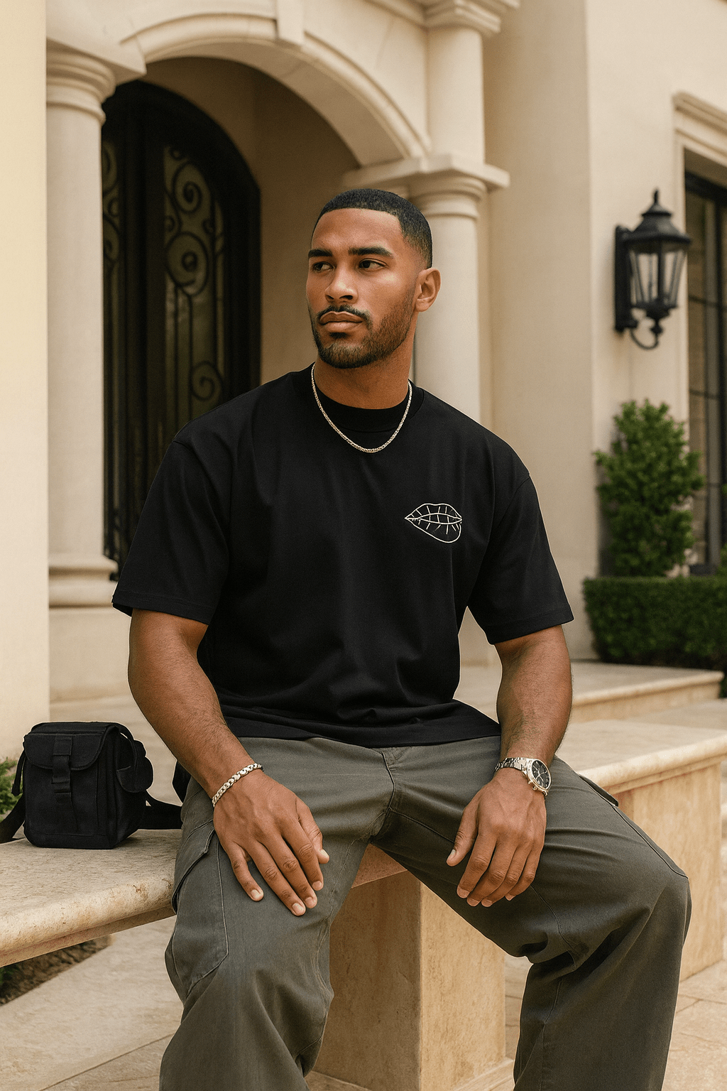 Reason to Believe Oversized High Neck T-shirt - Wet Sundays