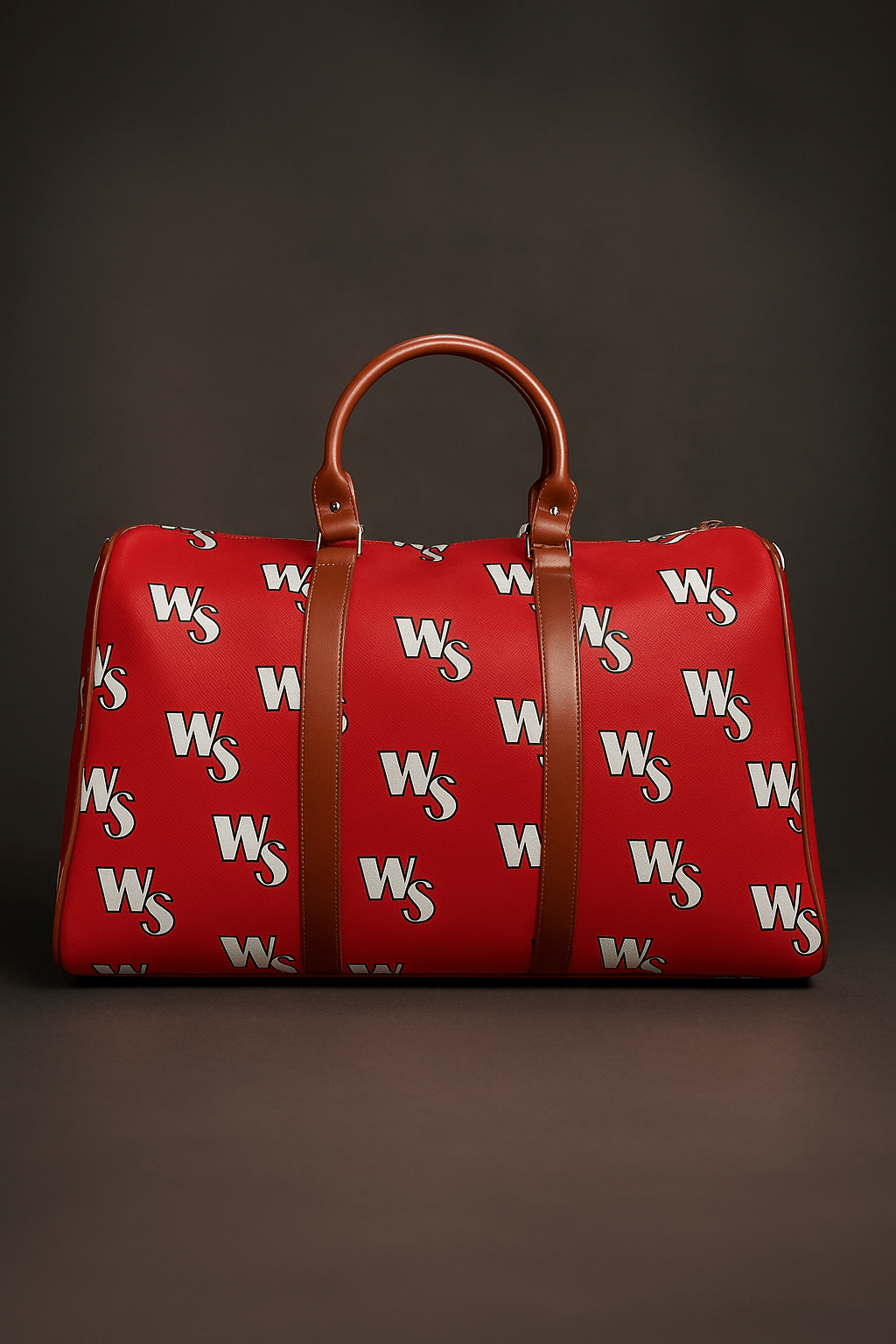 Red Monogram Travel Bag - Wet Sundays