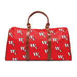 Red Waterproof Travel Bag - Wet Sundays