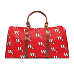 Red Waterproof Travel Bag - Wet Sundays