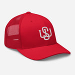 Red WS Trucker Cap - Wet Sundays