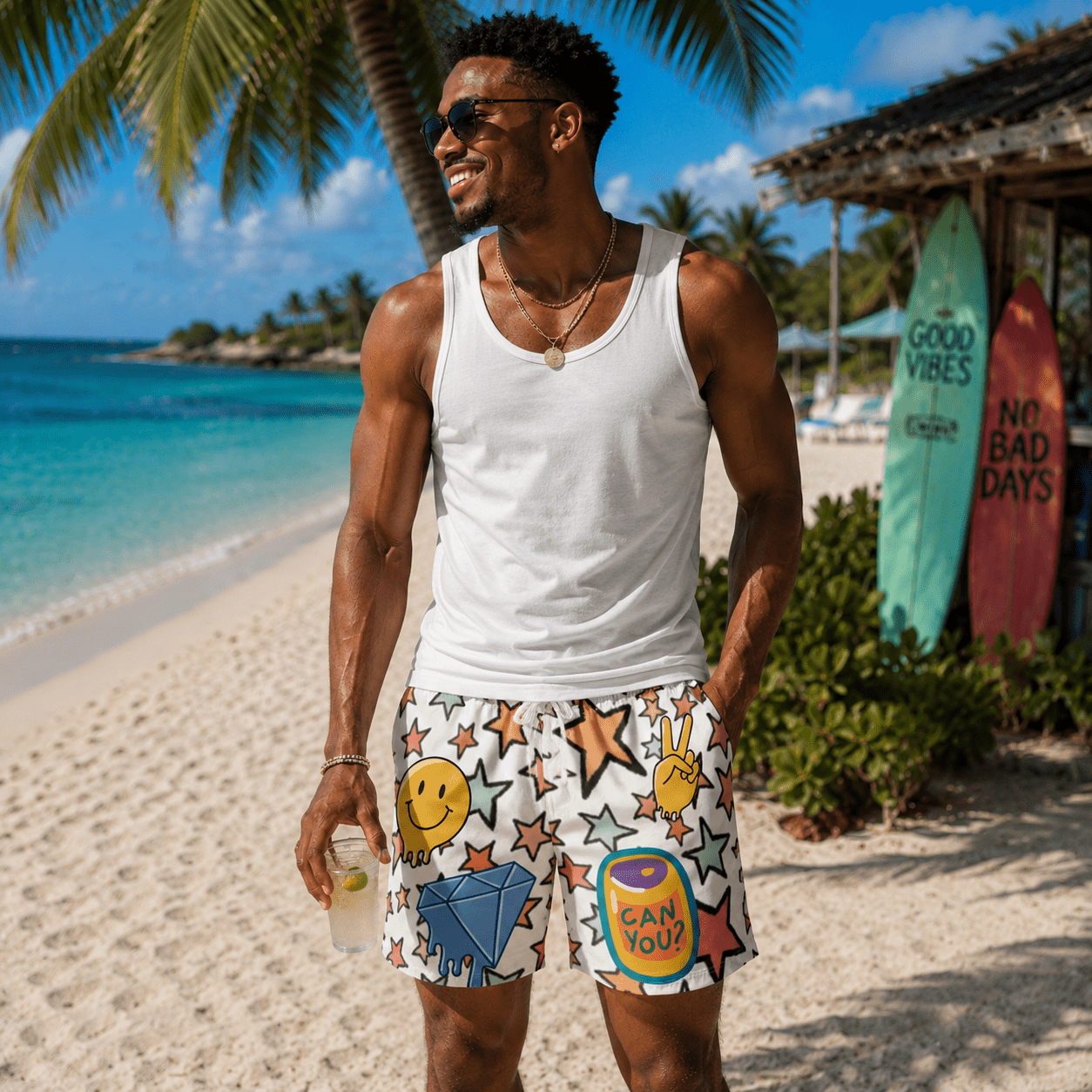Showtime Energy Swim Trunks - Wet Sundays