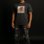 Strong Spirit Black faded t-shirt - Wet Sundays