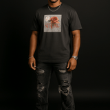 Strong Spirit Black faded t-shirt - Wet Sundays