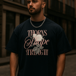 Thorns Oversized High Neck T-shirt - Wet Sundays