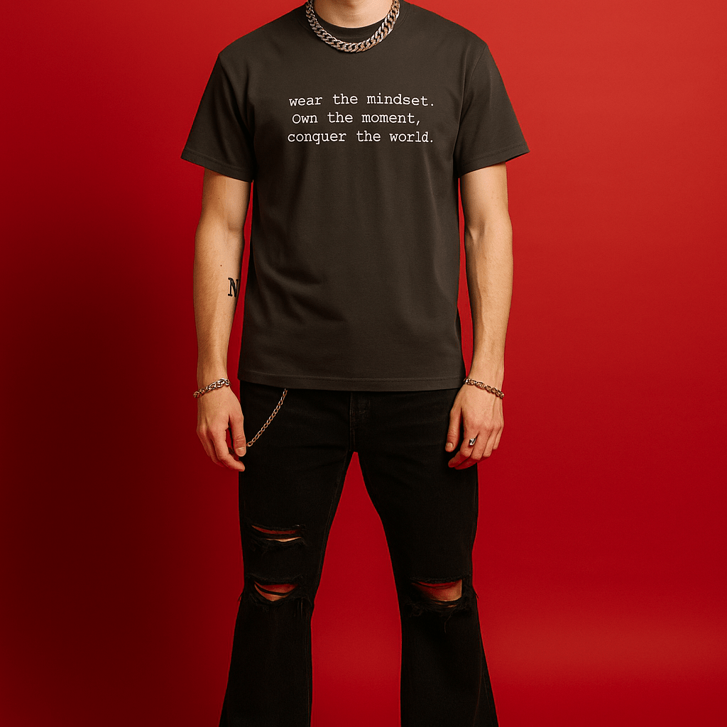 Wear the mindset Oversized faded T-shirt - Wet Sundays