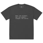 Wear the mindset Oversized faded T-shirt - Wet Sundays